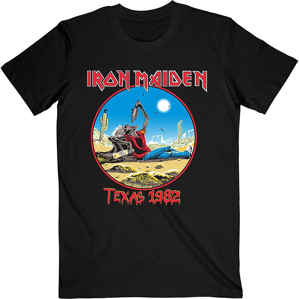 Iron Maiden t-shirt noir The Beast Rockoff Trade vêtement vintage de musique rock