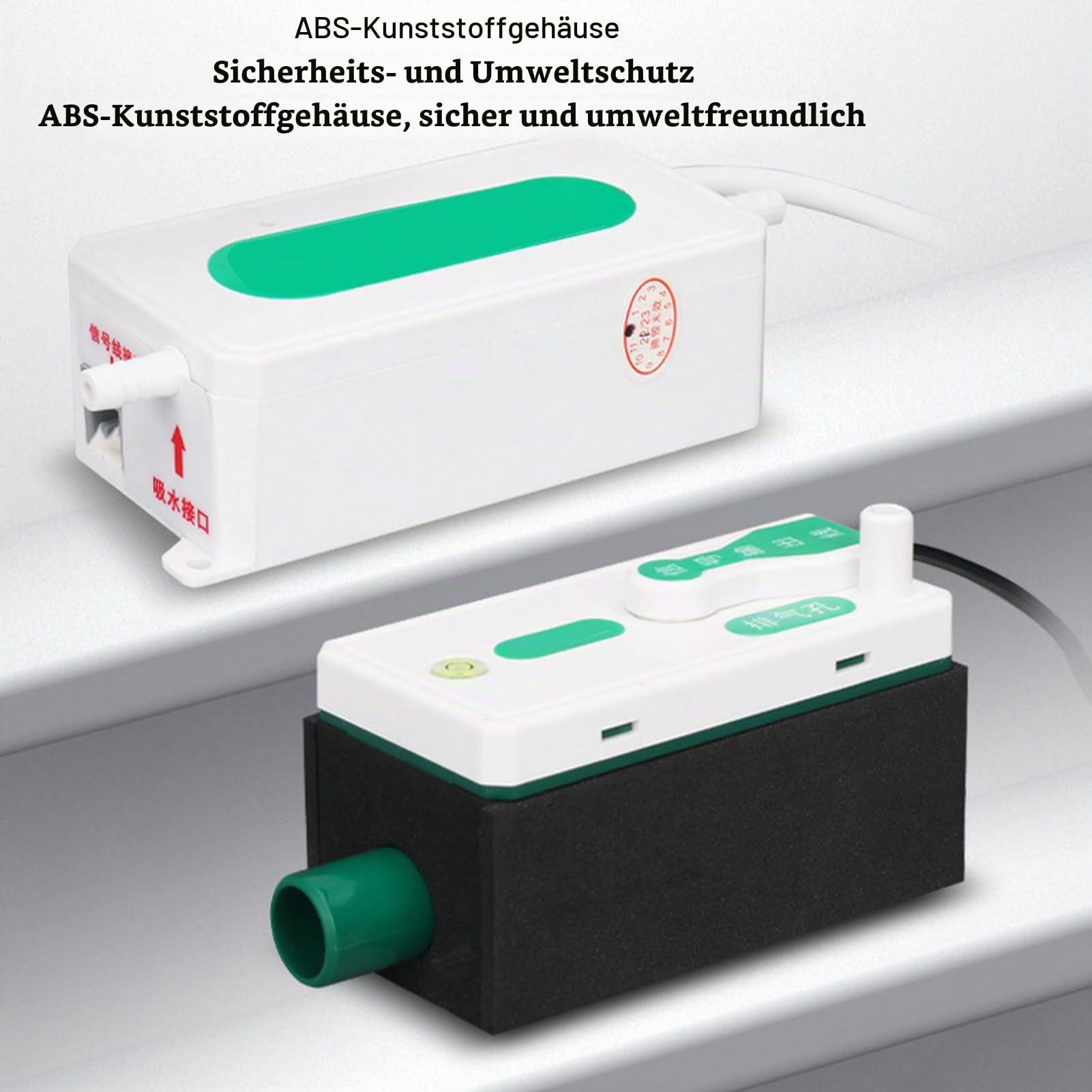 Automatische Mini-Split-Kondensatpumpe, AC110 Bis 230 V, 24 L/h, 70 Ml HVAC-Kondensatentfernungspumpe, für 10 KW 1–3 PS Klimaanlage, Ofen, Luftentfeuchter