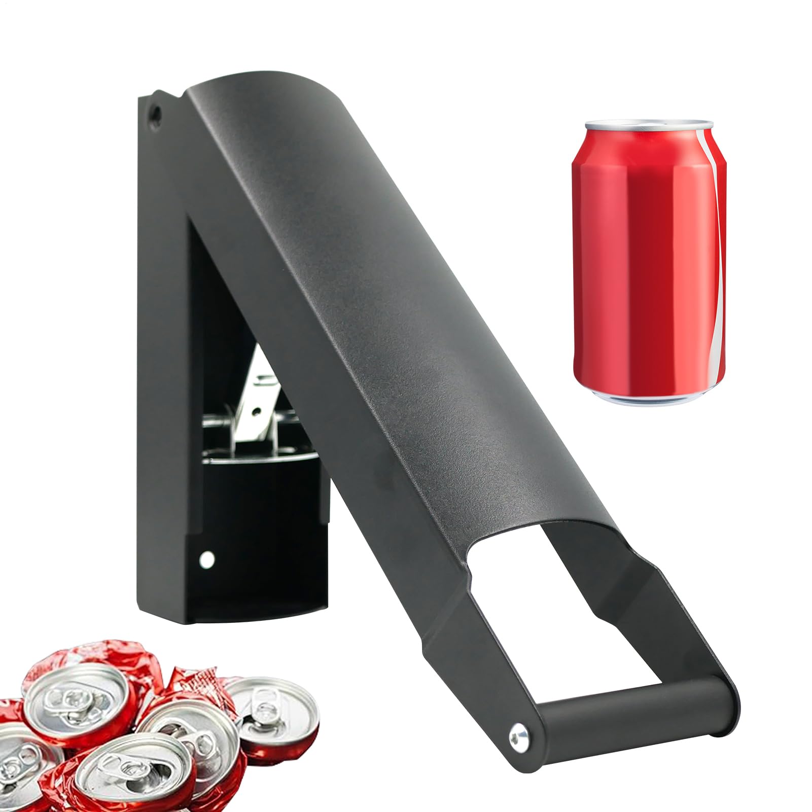 Dosenzerkleinerer aus Aluminium, zur Wandmontage, robustes Küchenhelfer, umweltfreundlicher Abfall für Outdoor-Aktivitäten, Freunde, Partys, Zuhause, Haushalt