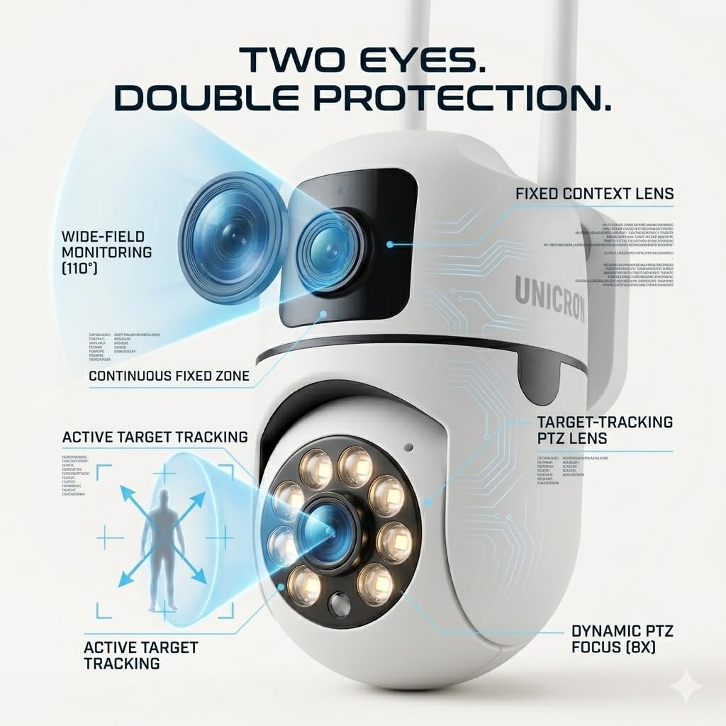 UNICRON 360° WiFi Security Camera - FHD Night Vision -2 UNICRON 360° WiFi Security Camera - FHD Night Vision -2