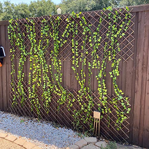 Expandable Garden Trellis Plant Support Willow Lattice Fence Panel for Climbing Plants Vine Ivy Rose Cucumbers Clematis 36X92 Inch - Thumbnail 4