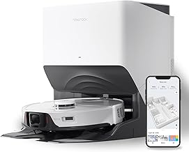 roborock S8 Pro Ultra Robot Aspirapolvere Lavapavimenti, Svuotamento/Lavaggio/Asciugatura/Pulizia Della Stazione/Rabbocco Automatico, Reattivo 3D, 6000Pa (Ricondizionato)