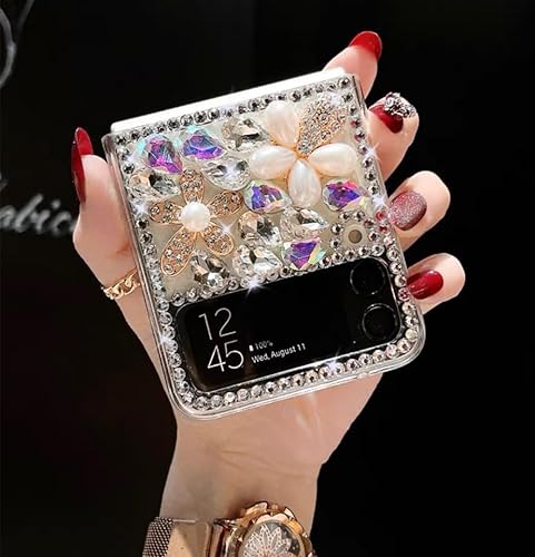 Miniatura 3 de Funda para Motorala Razr 2023 con diseño brillante de diamantes con purpurina y estilo femenino, funda para teléfono Moto Razr 2023 con diamantes de