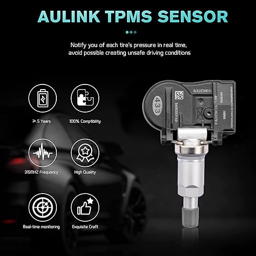 Miniatura 2 de 56053031AD TPMS Sensor de presión de neumáticos para Dodge Avenger Caliber Dakota Grand Caravan, Chrysler 300 300C Crossfire, Jeep Cherokee