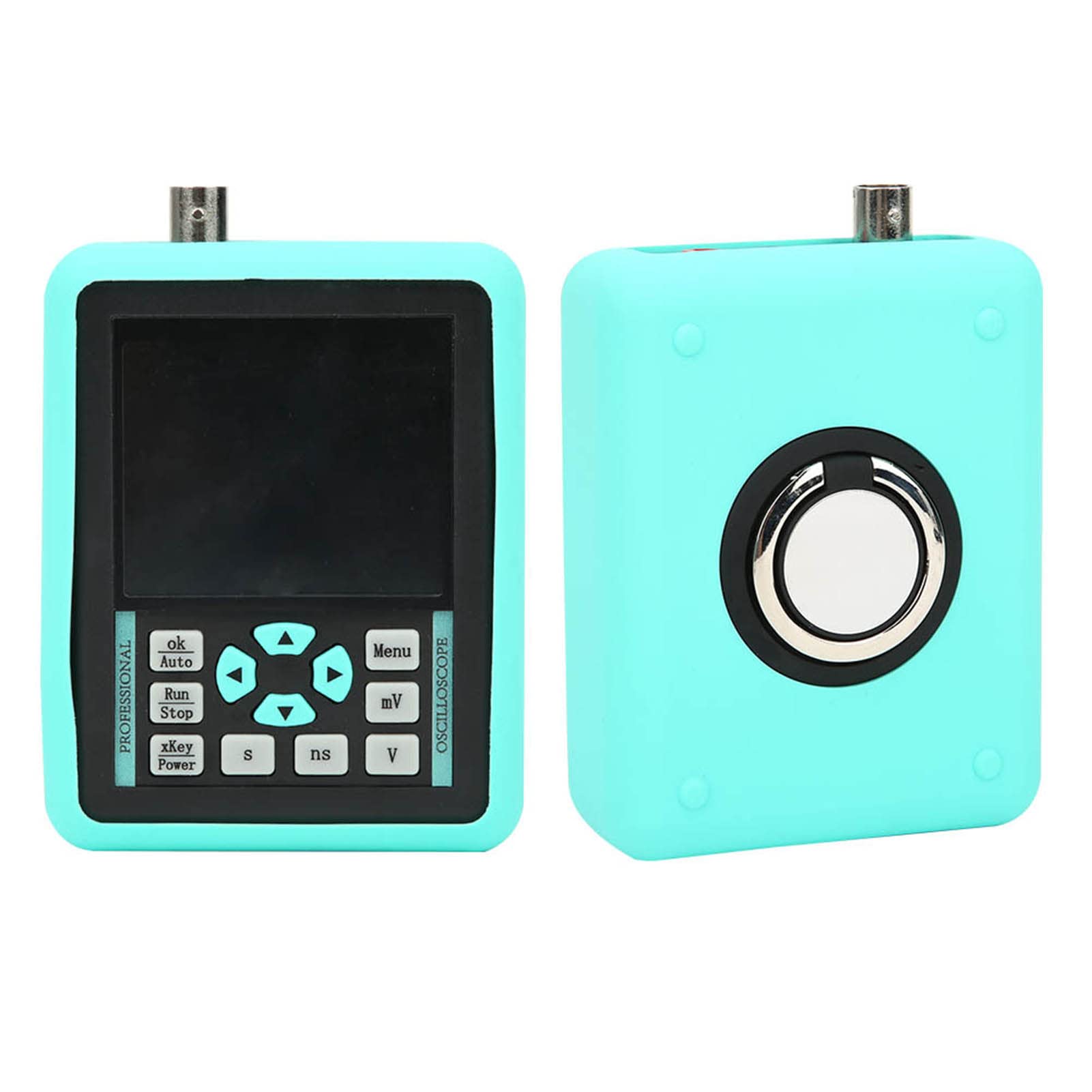 Hyuduo Osciloscopio de Mano Osciloscopio Digital Portátil 2,4 Pulgadas Mini 120 MS S Frecuencia de Muestreo 500 MHZ Bloqueo de Forma de Onda de una Tecla para Pruebas Electrónicas Estudiantes