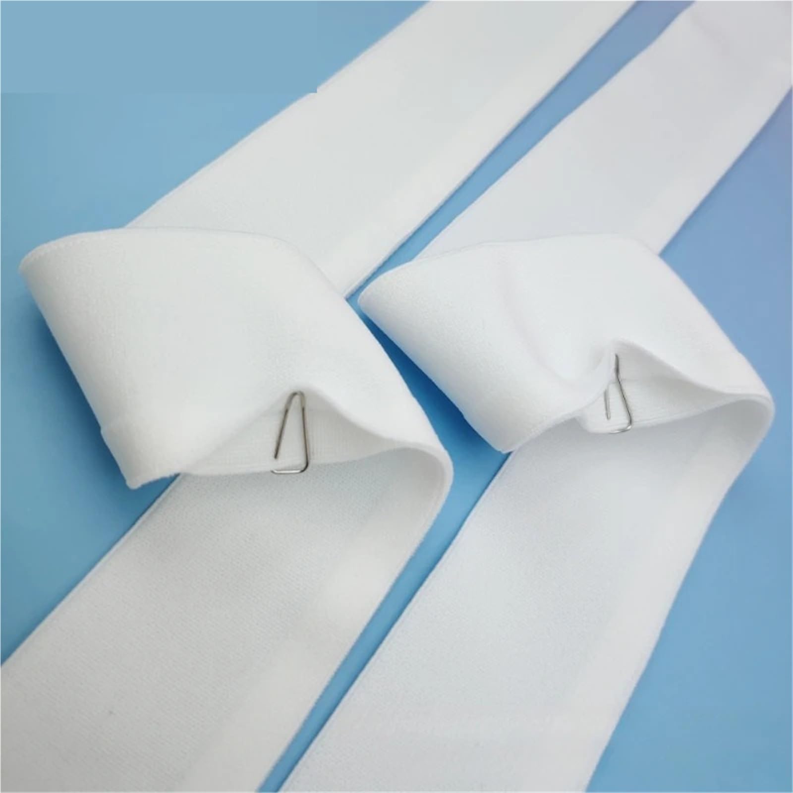 Banda Elástica de Nailon Banda elástica abierta de nailon | Cinta elástica en forma de Y for ropa interior, bandas de goma for pantalones, accesorios de costura(White,10Yards,40mm)