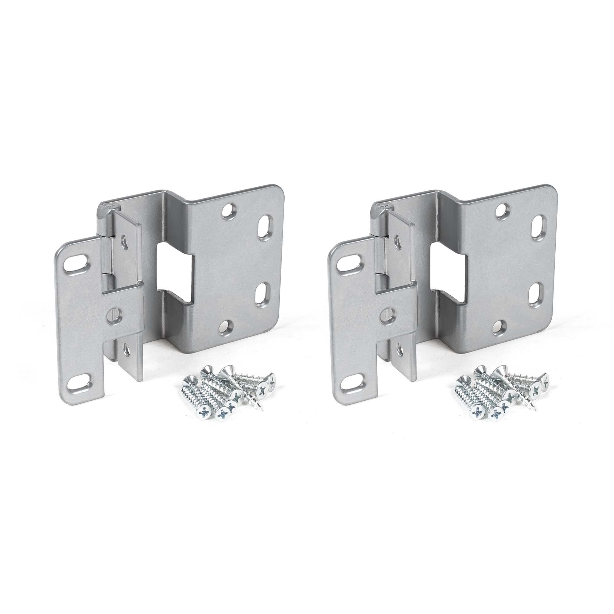 Outwater Industries: 2-3/4in Five Knuckle Hinge In Matte Chrome | For 3/4in Door | 4 Pack