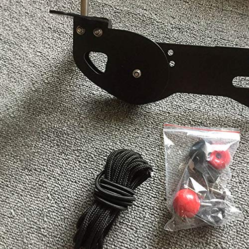 JVSISM Aluminum Alloy Marine Boat Watercraft Canoe Kayak Rudder Foot Control Direction Kit Sailing Boat Parts Steering System
