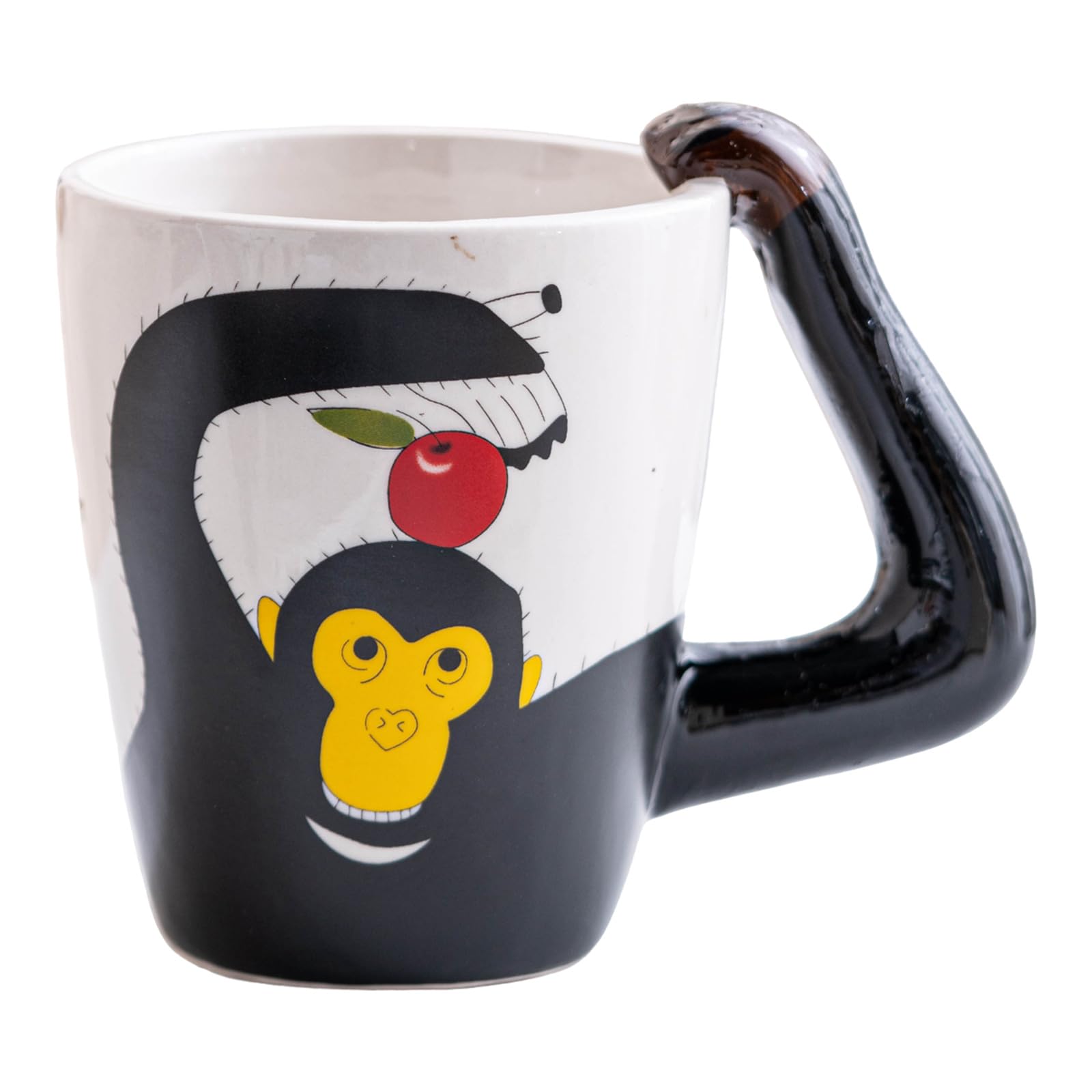 Yhplxyuus Creative 3D Animal Ceramic Mug Delicate 3D Animal Themed Mugs Hand Painted Ceramic Cup for Individualized Gift Art Designs