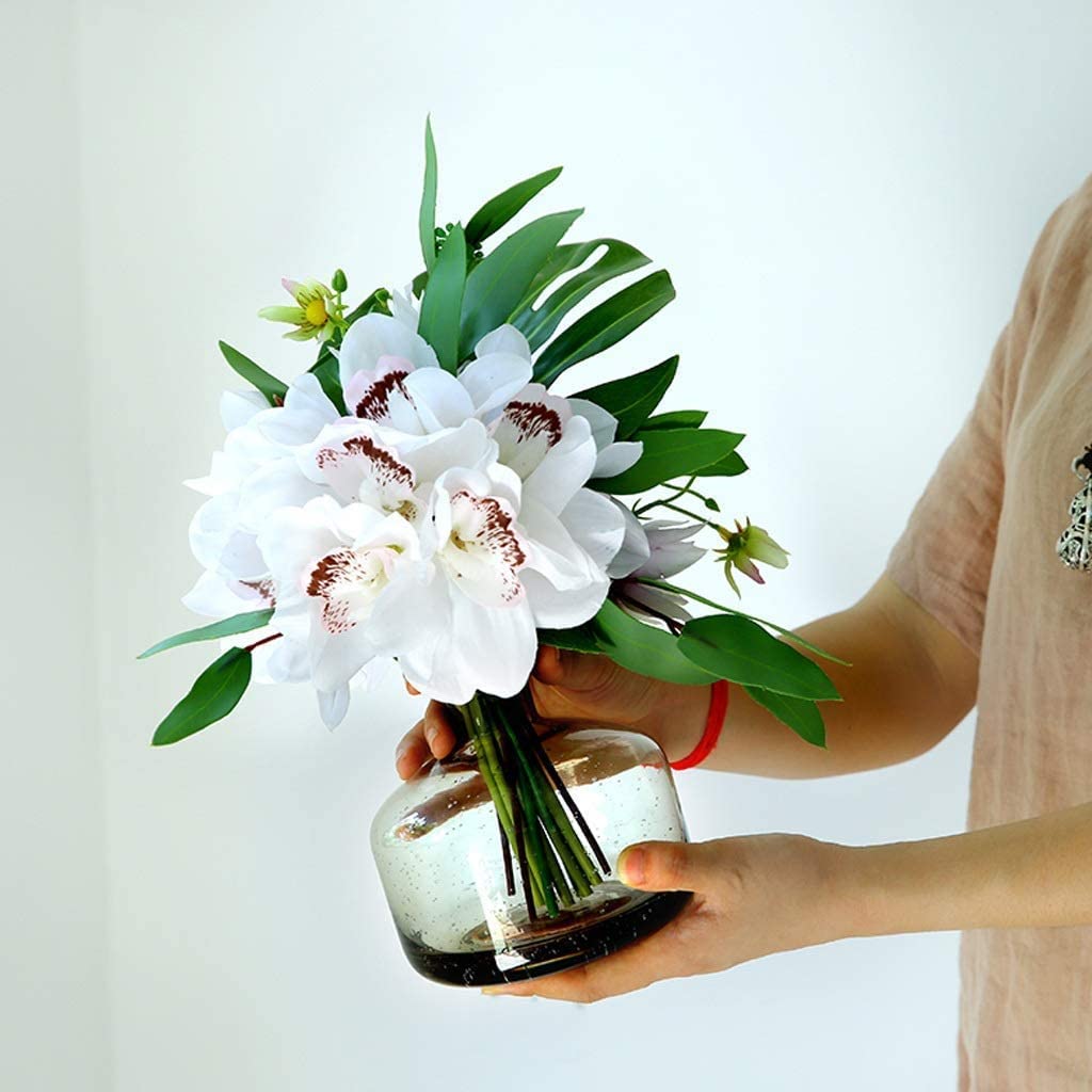 Set di Fiori Artificiali, Set di Fiori Simulati Moderni e semplici per Soggiorno, Camera da Letto, casa, Decorazione con Fiori Finti, Decorazione per tavoli da