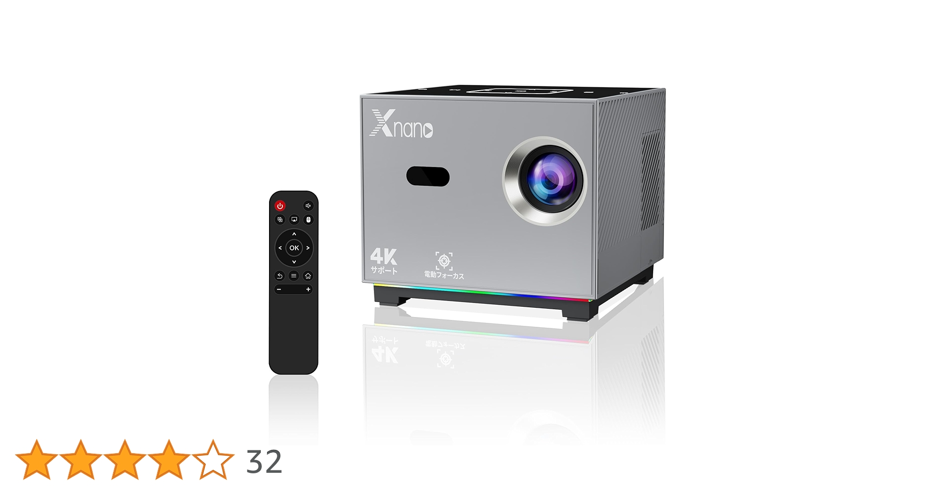 プロジェクター 家庭用【ネトフリ・YouTube・Prime video】MV3 Amazon.co.jp: プロジェクター 家庭用 超小型 4k【Netflix