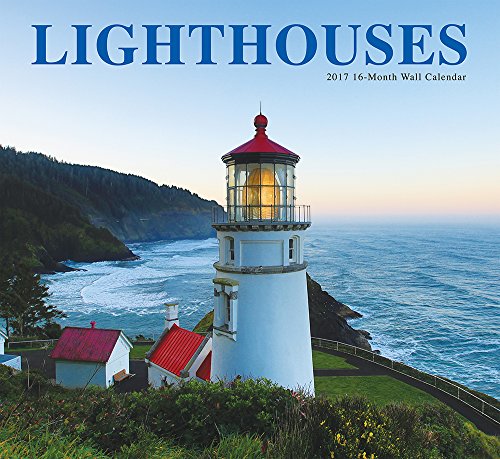 2017 Monthly Wall Calendar - Lighthouses