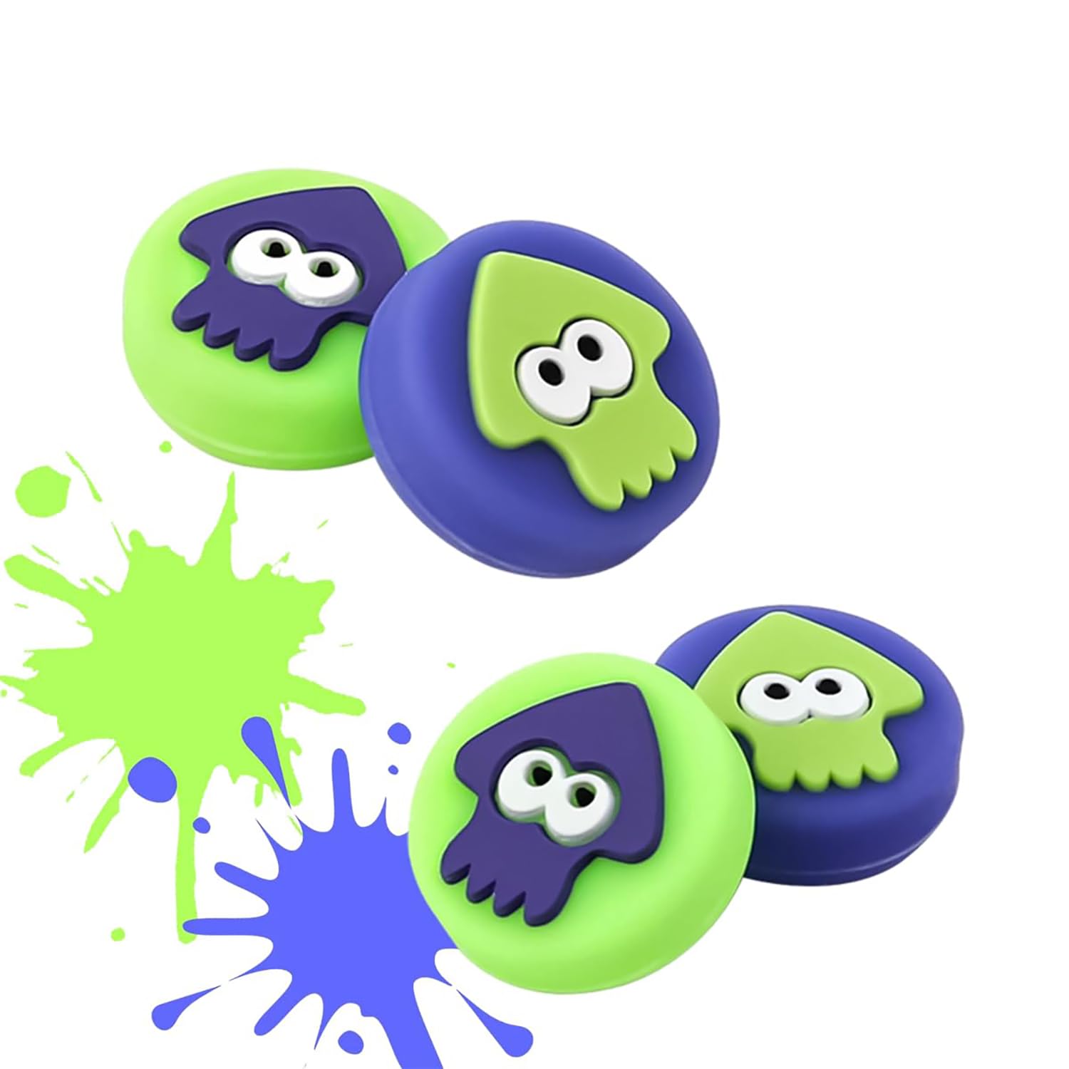 OIVO INDIA 4pcs Silicone ThumbGrip Caps Creative Cartoonish Octopus Design Thumb Grip Silicone Compatible with PS5, PS4, Xbox Remote Joystick Thumbstick-image-11