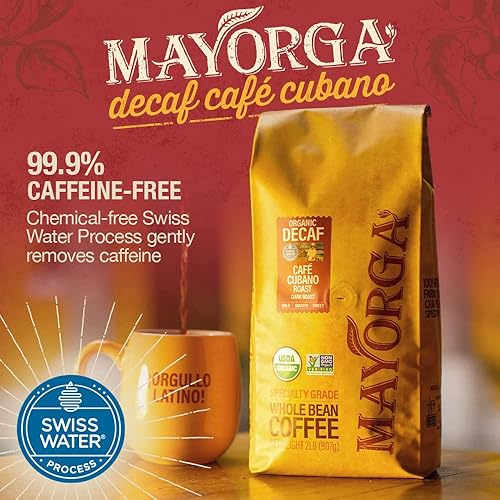 Miniatura 2 de MAYORGA Café suizo con agua descafeinada de café tostado cubano bolsa de 2 libras el café orgánico más suave del mundo grado especial sin OMG Kosher