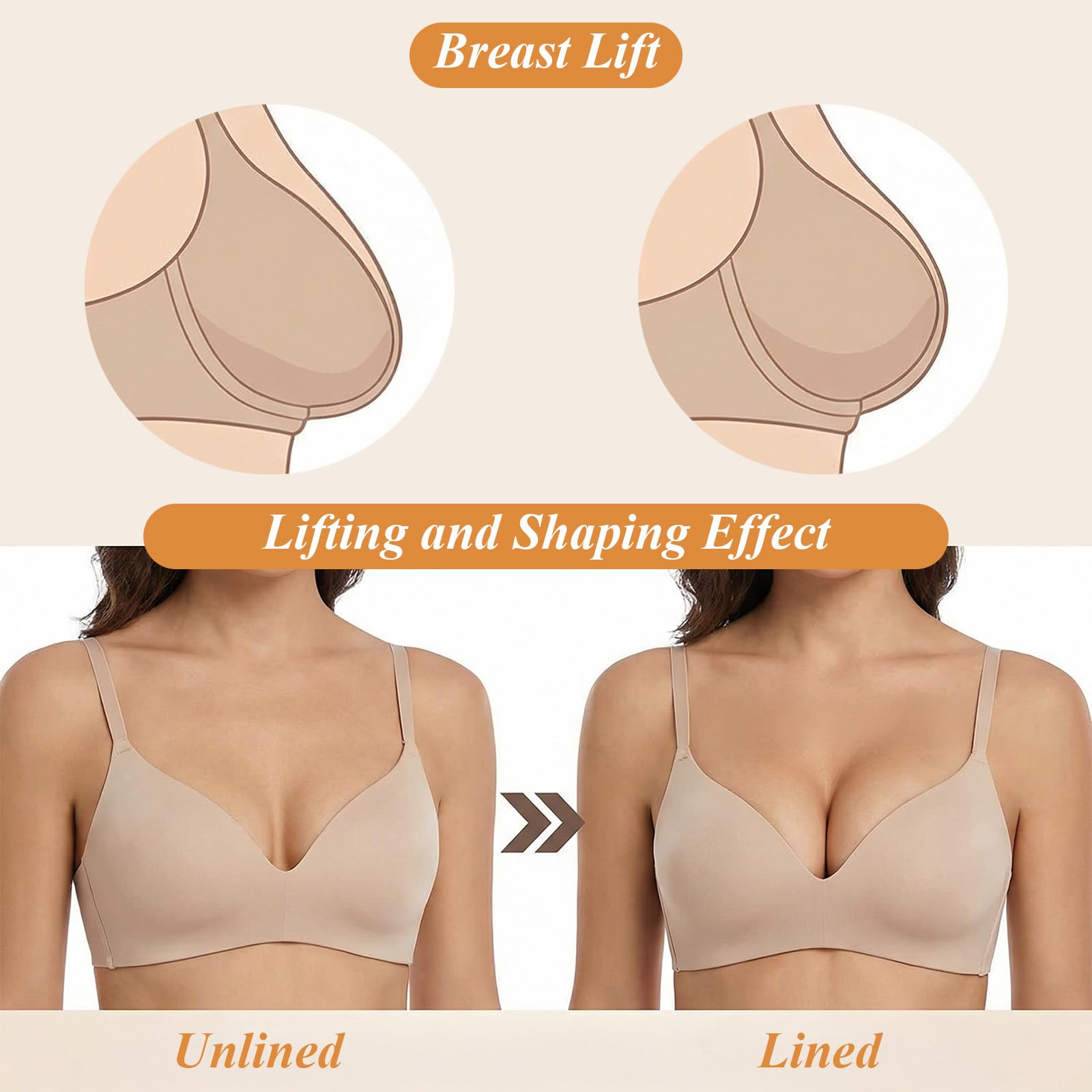 Abeillo 1 Paar BH-Einlagen, Dreieckige BH Einsätze Push up Bra Pads, Wiederverwendbare Atmungsaktive Herausnehmbare Brustvergrößerer für BH, Sport-BH, Badeanzug