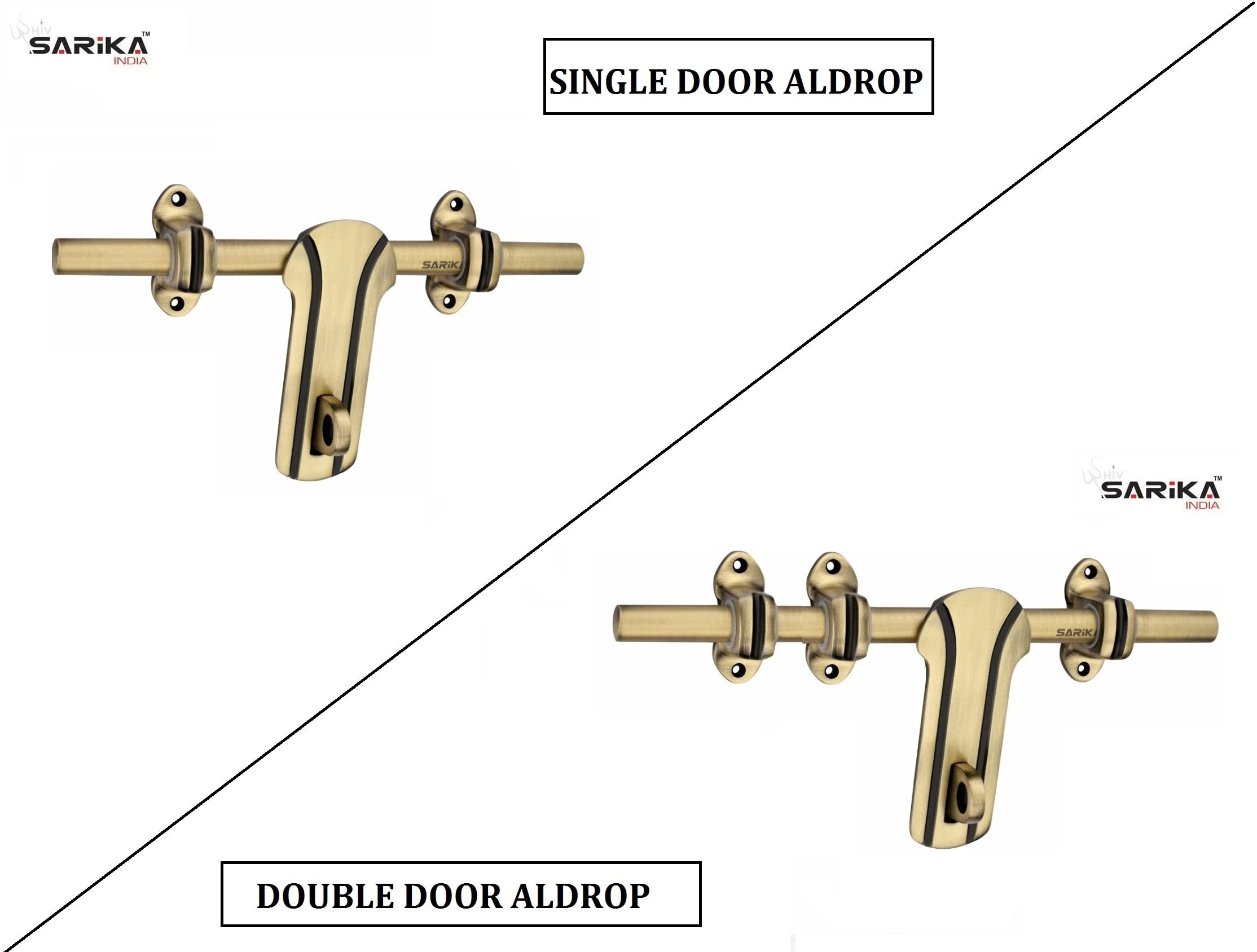 Soul Craft Royal Aldrop - Antique Brass Door Hardware -4 Soul Craft Royal Aldrop - Antique Brass Door Hardware -4
