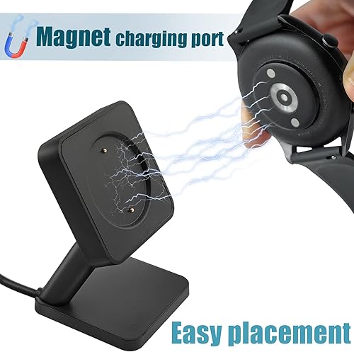 Miniatura 4 de Soporte de cargador de repuesto compatible con Amazfit GTR 4, GTR 3, GTR 3 Pro, reloj inteligente GTS 3, base de carga con cable de carga USB para