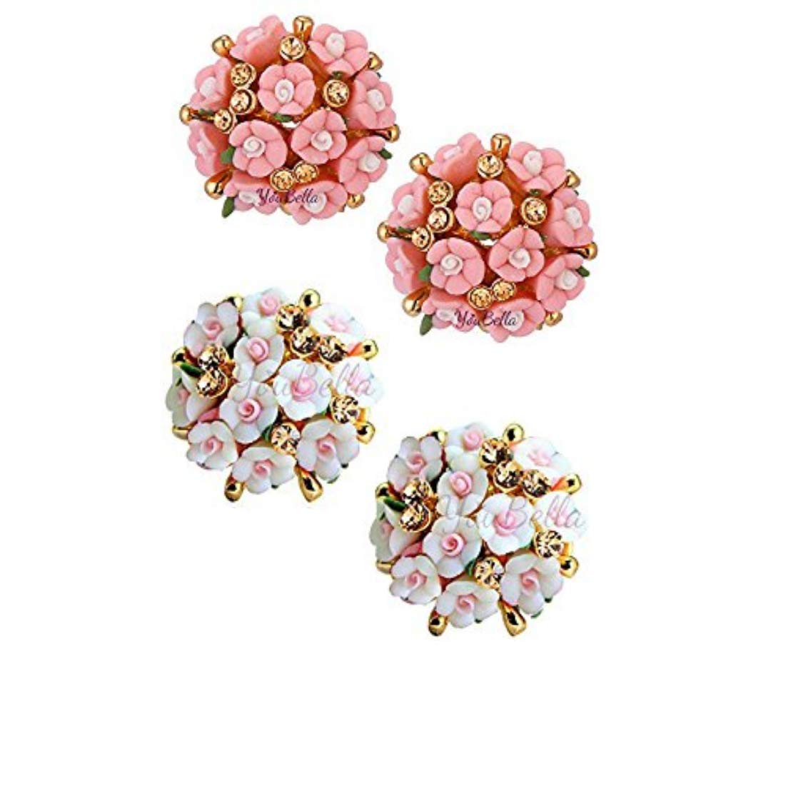 YouBella Jewellery for Women Gold-plated Floral Stud Tops Earings Earrings for Women & Girls - Review, Price and Buying Guide