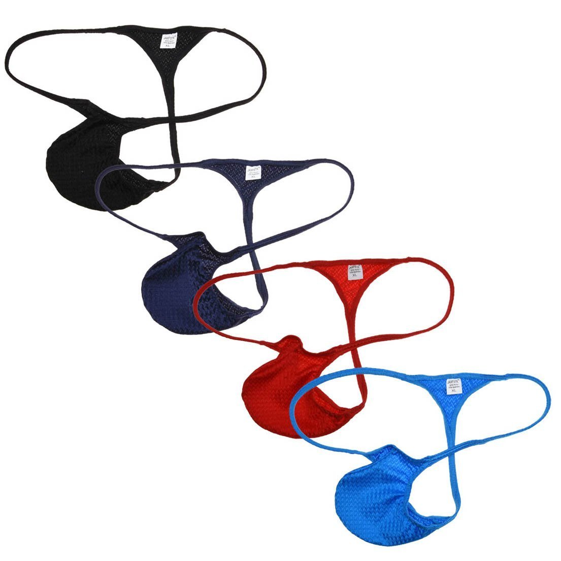 OROCOJUCO Men Drawnwork Micro Thong Underwear Adonis Bulge Pouch Bikin Trunks Sports Tanga