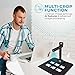 IRIScan Desk Document Camera a3 Scanner- v6Pro :13MP/21MP visualizer, Free PDF Editor,Portable Scanner,Book Scanner,AI Curve Flattening-Finger Hiding,Win Mac