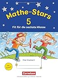 Mathe-Stars - Fit für die nächste Klasse: Fit für die 6. Klasse - Übungsheft - Mit Lösungen