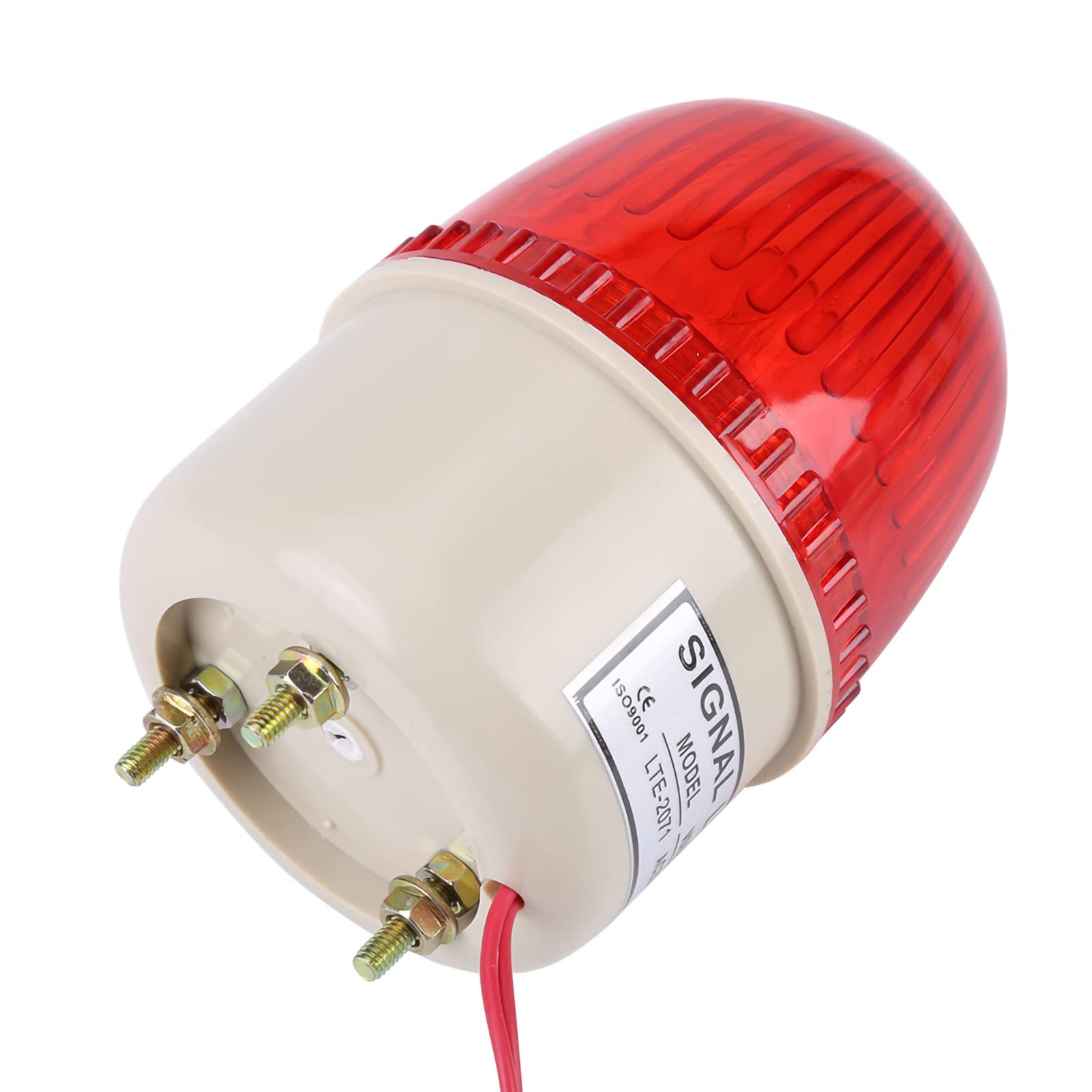 ZJchao Luce Stroboscopica Lampeggiante a LED 1PC 220V 15W, Lampada di Avvertimento Industriale per Macchine Utensili, Rossa (rosso)