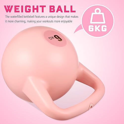 Miniatura 3 de Pesa rusa de polietileno llena de agua, portátil, peso de entrenamiento de fuerza para entrenamiento de gimnasio en casa, equipo de ejercicio para