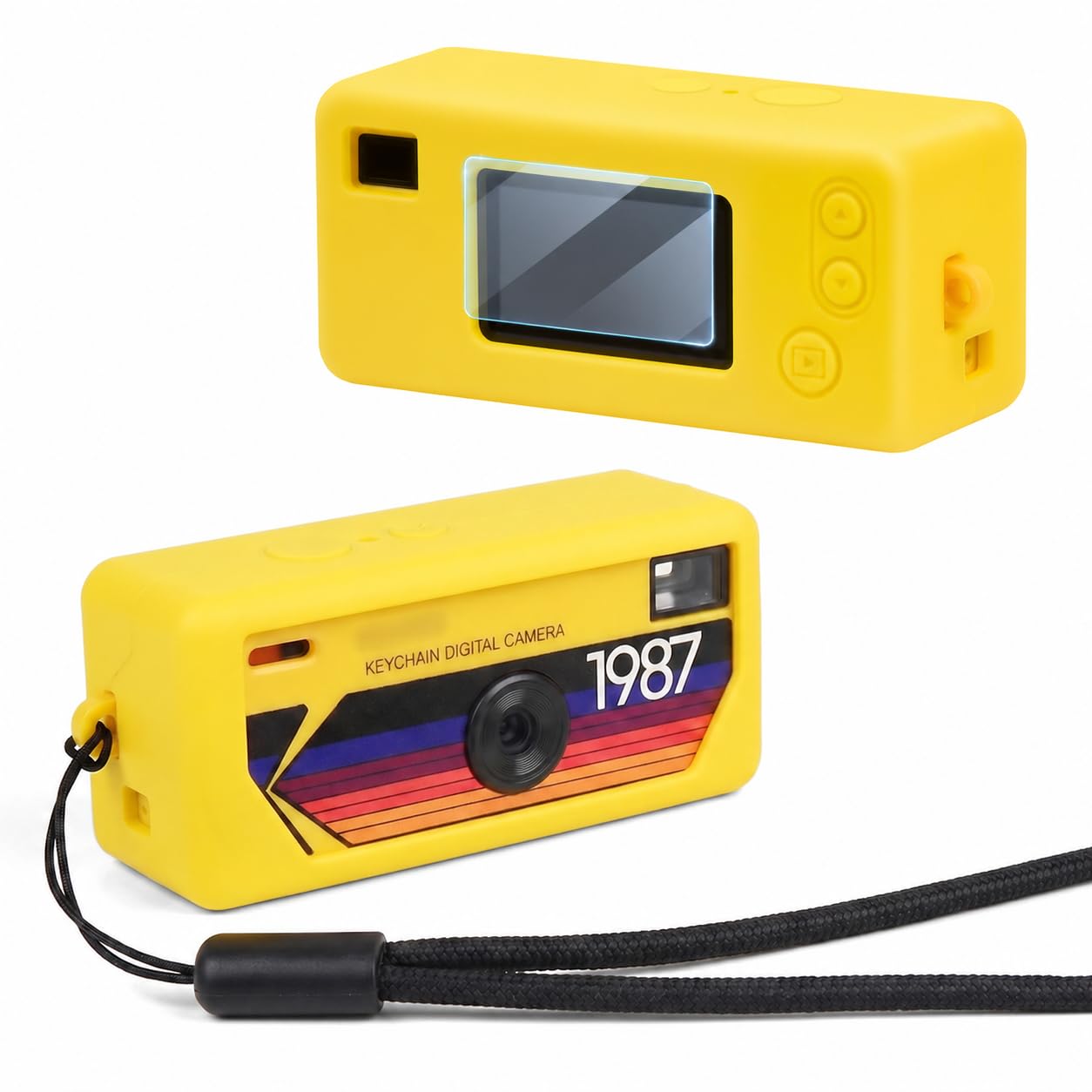 【おまけ付】Kodak Charmera イエローキーチェーンデジタルカメラ　黄 Amazon | for Kodak CHARMERA キーチェーンカメラ用 シリコンケース
