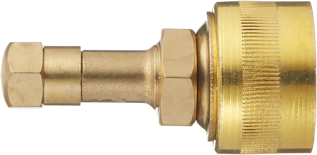 Petromax HK500 Outdoor Camping Kerosene Lantern Parts, Pump Adapter, Nickel/Plus