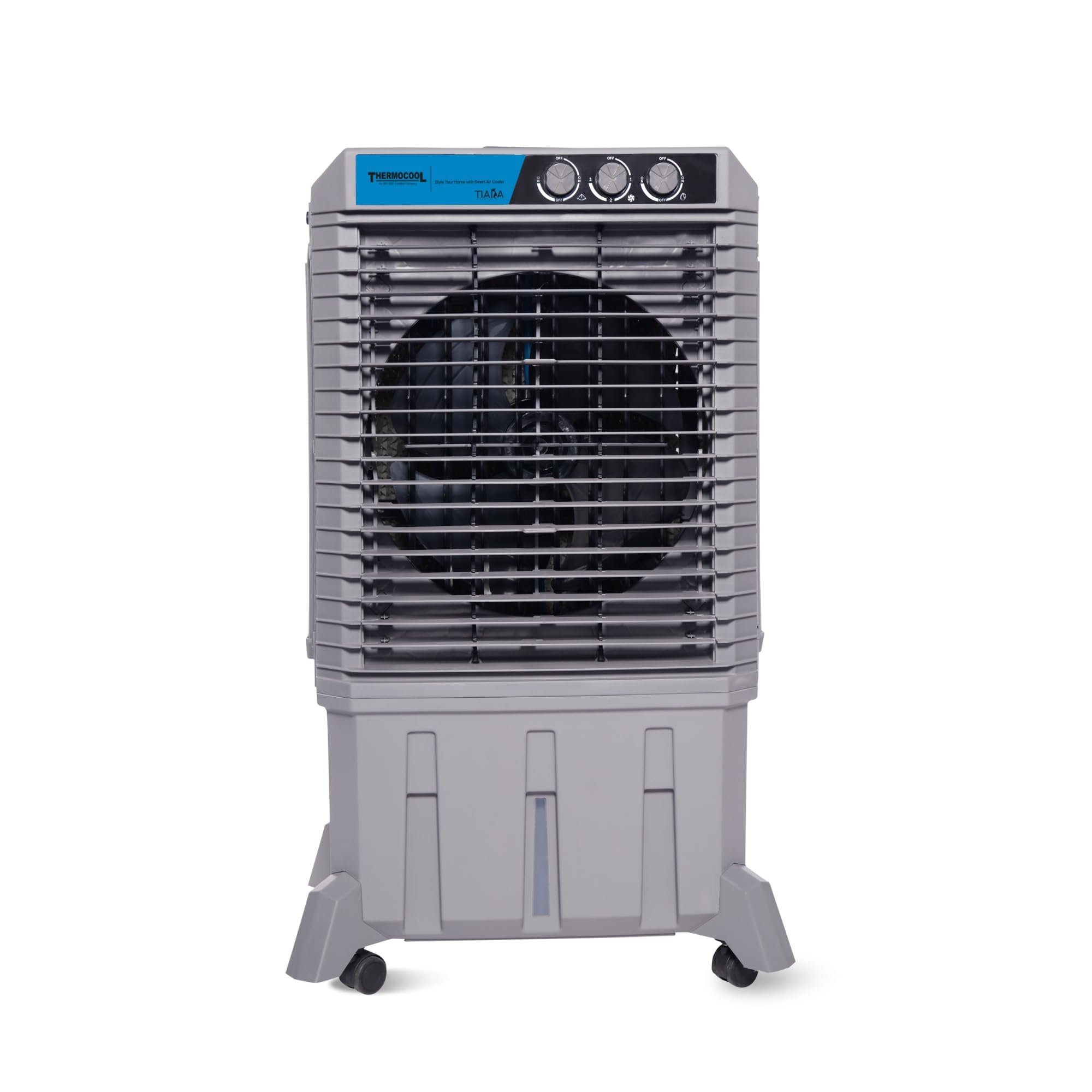 Thermocool Tiara 75Ltr Desert Air Cooler with Wheel for Home | High Speed Fan | 35ft Powerful Air Throw | Inverter Compatible | Honeycomb | Collapsible Louvres | 1 Year Warranty | Grey-image-13