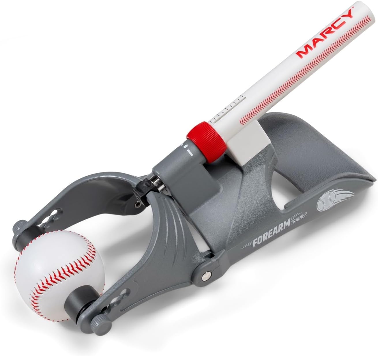 Marcy Wedge Forearm Trainer Wedge‑BB – Baseball‑Style Grip Forearm & Wrist Strengthener with Adjustable Resistance Dial – Portable Home Gym Grip Builder for Flexor & Extensor Muscle Development