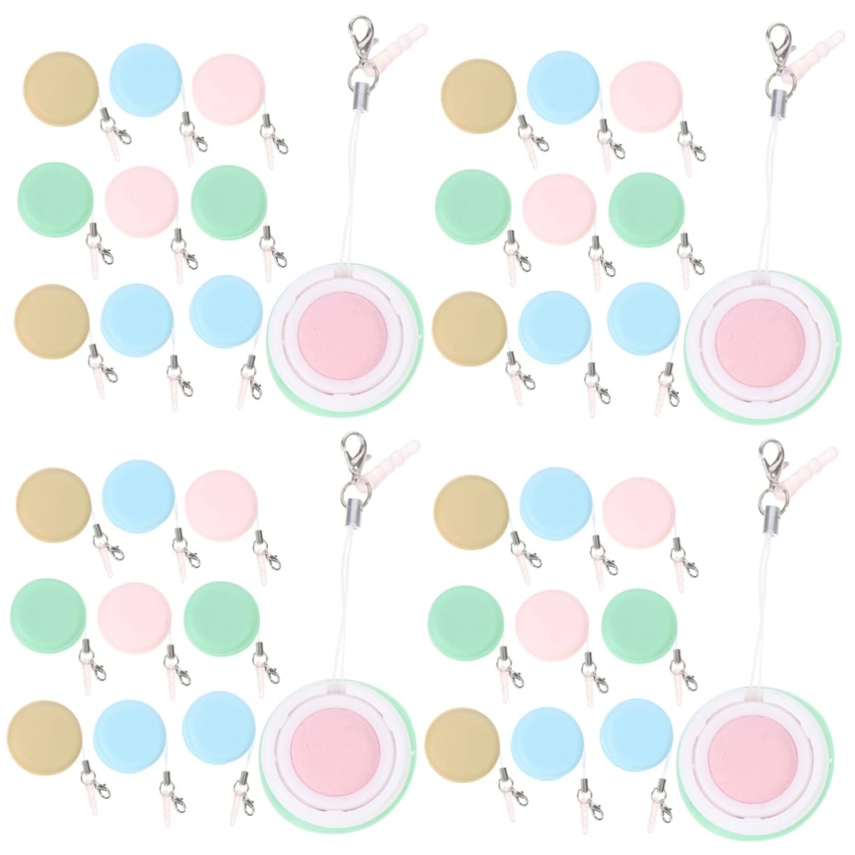 Beavorty 4 Set Tergicristallo Del Telefono Detergenti Per Schermi A Forma Di Macaron Pulire Lo Schermo Del Telefono Cellulare Macaron Occhiali Bicchieri Prodotti Per La Pulizia 10 Pezzi * 4