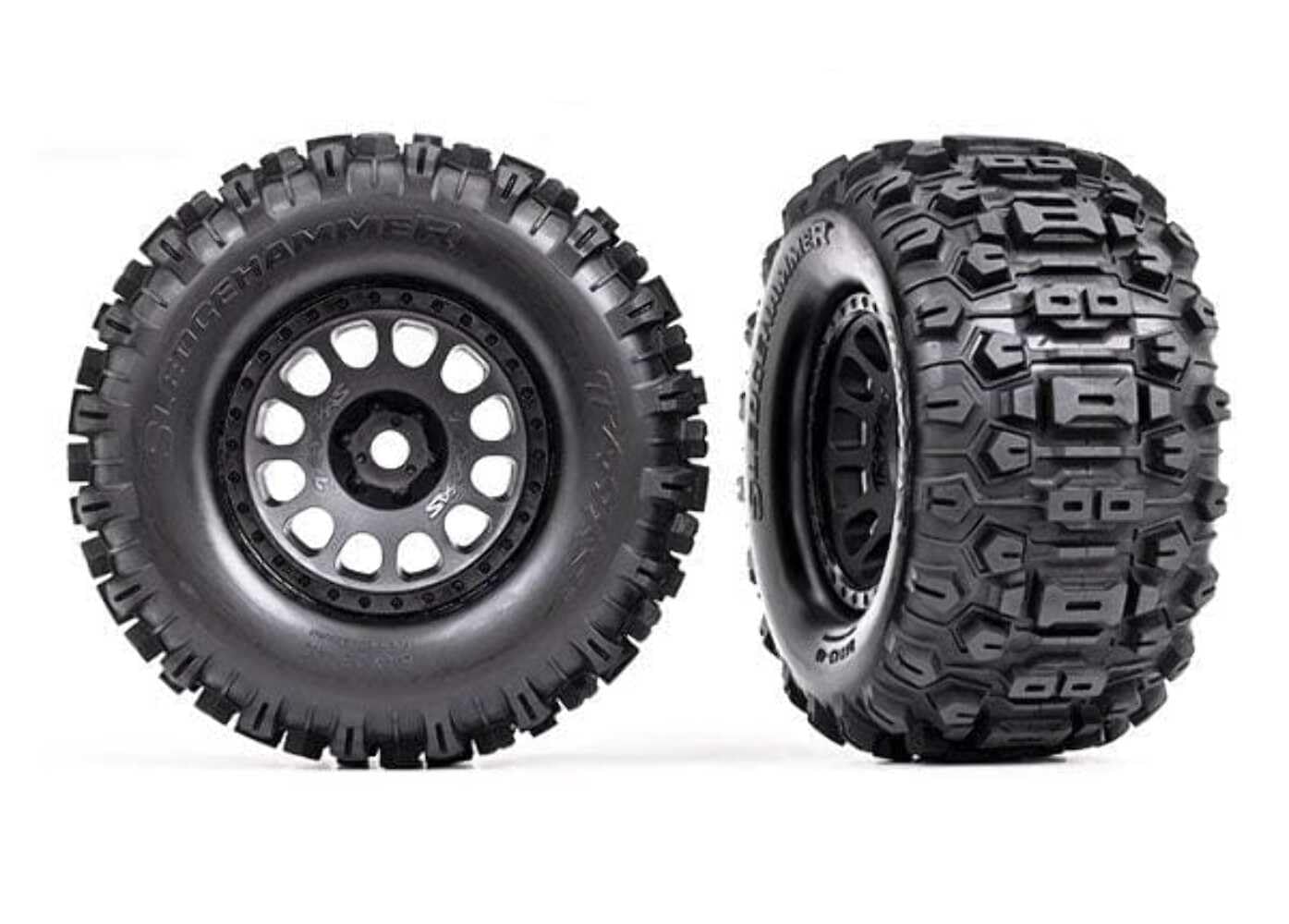 Traxxas XRT, X-MAXX SLEDGEHAMMER TIRE-WHEEL
