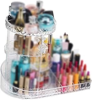 فوميز. منظم تخزين مستحضرات التجميل، منظم ادراج لمستحضرات التجميل والمكياج والمجوهرات وحامل عرض احمر الشفاه، منظم احمر الشفاه، منظم مستحضرات التجميل، رف عرض المكياج