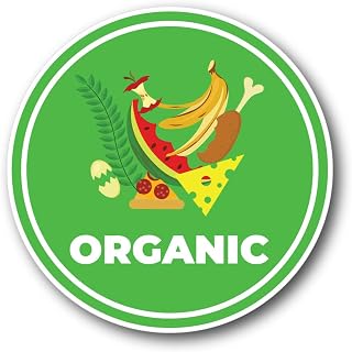 Organic Trash Can Recycle Compost Kitchen Recycling Vinyl Sticker Decal