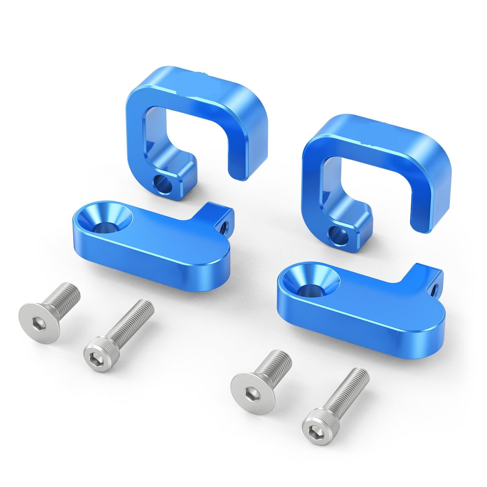 for Suzuki for DR650SE 1996-2024 DRZ400S DRZ400SM 2000-2024 Rear Brake Hose Guide Clamp DRZ400 DRZ400E RM125 RM250 RMZ250 RMZ450(Blue)