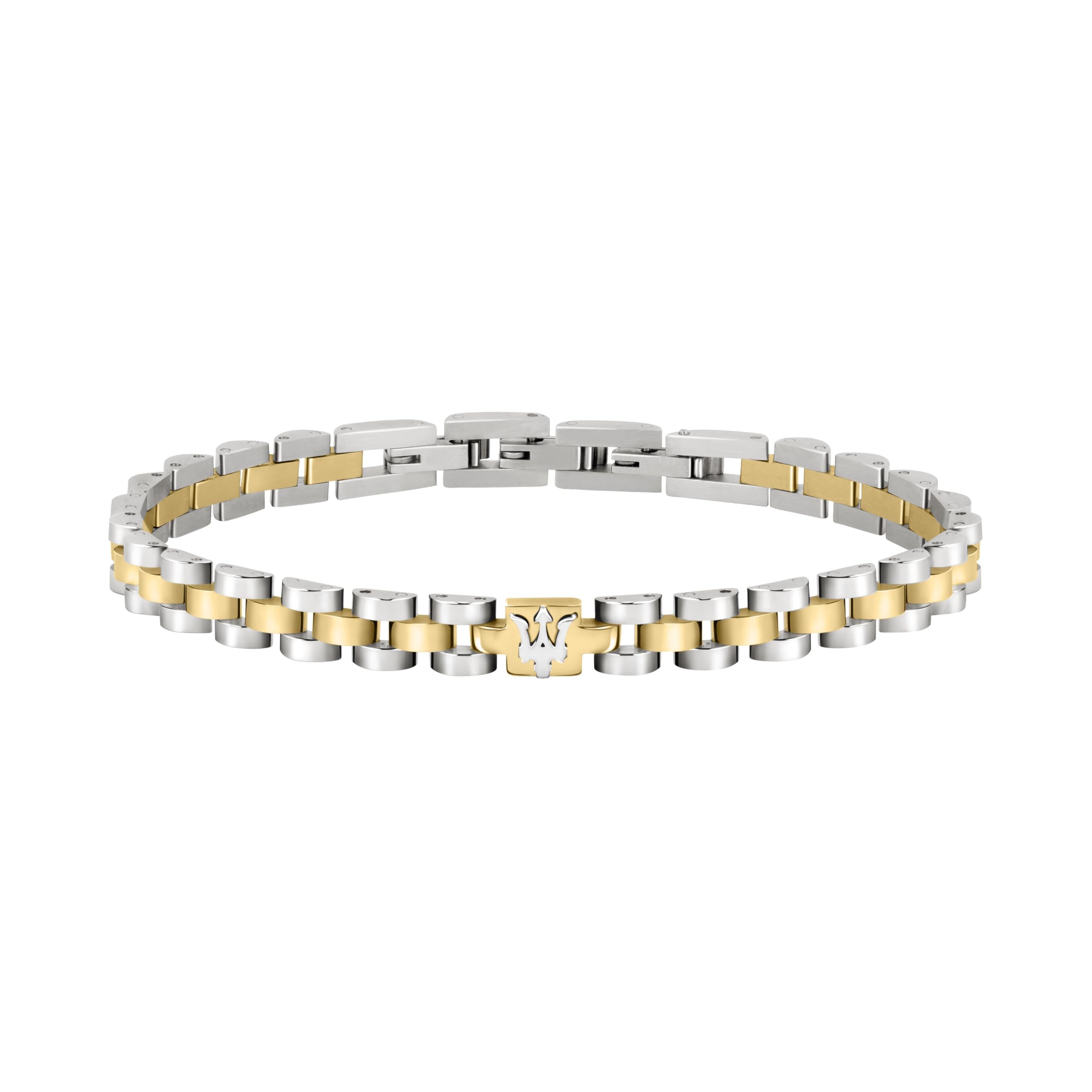 Maserati Jewels Bracelet Homme, 21 cm, en Acier, PVD - JM320AST09