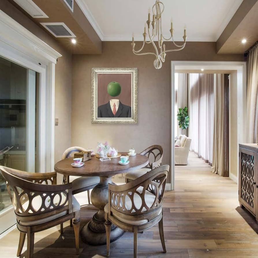 Amazon.co.jp: ルネ・マグリットフレーム付きア絵画 復刻版