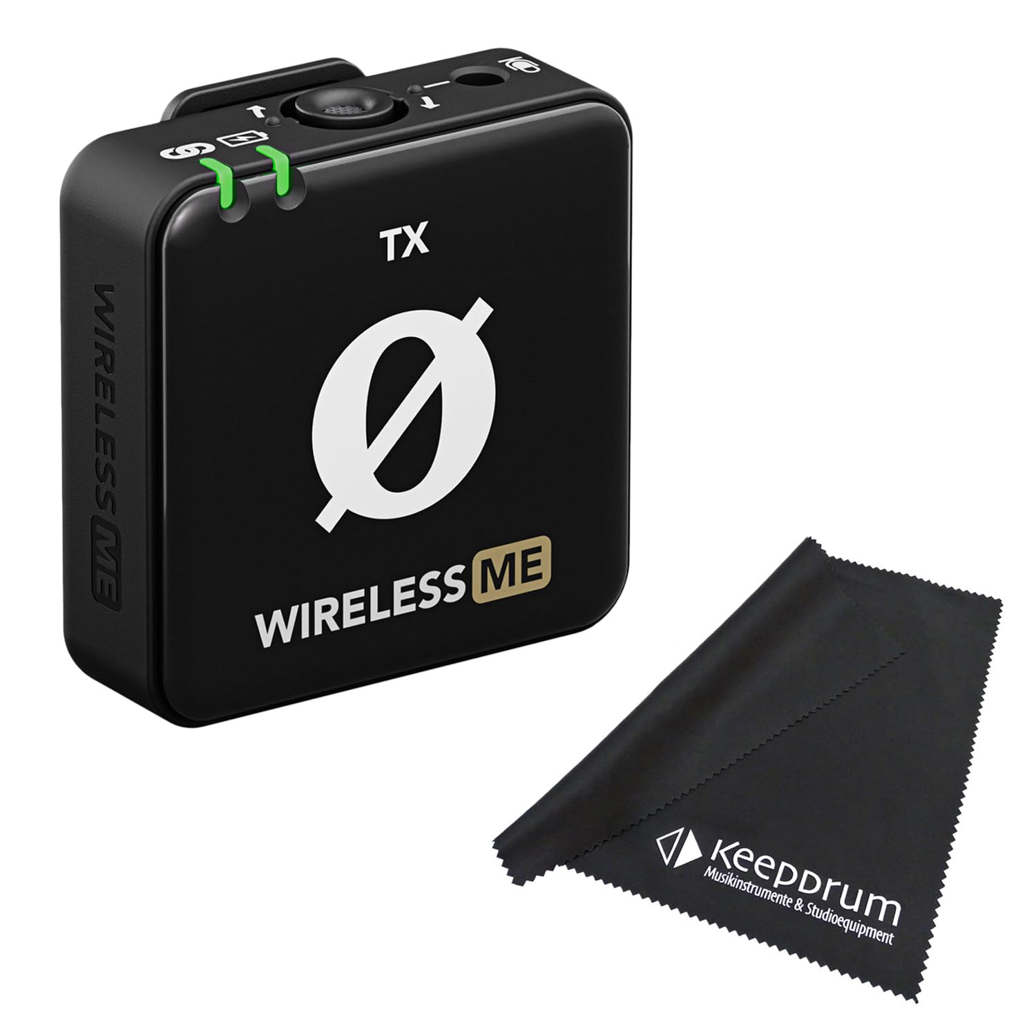Rode Wireless ME TX drahtloses Mikrofon Sender-Modul Einzel + keepdrum Mikrofasertuch