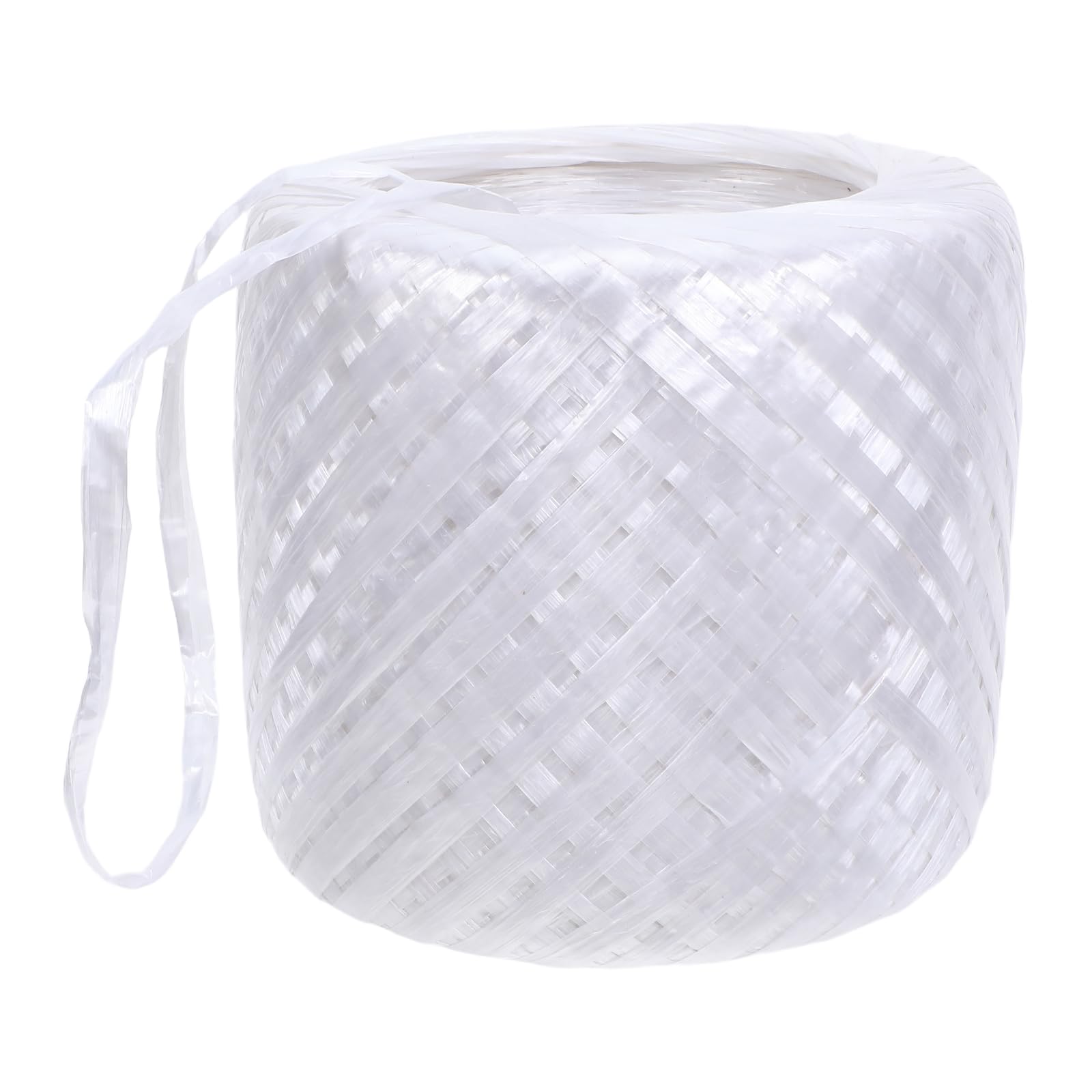 Corde d'emballage résistante et souple ficelle en plastique blanche Healvian 1Kg