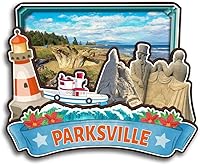 Vista 20 de Nanaimo British Columbia Canada - Imán de madera para nevera, colección de madera 3D, hecho a mano, recuerdos de la ciudad de viaje, imán