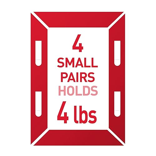 Miniatura 4 de Command - Lote de 10 pares pequeños y 8 pares medianos de tiras para colgar PH203-18NA, color blanco