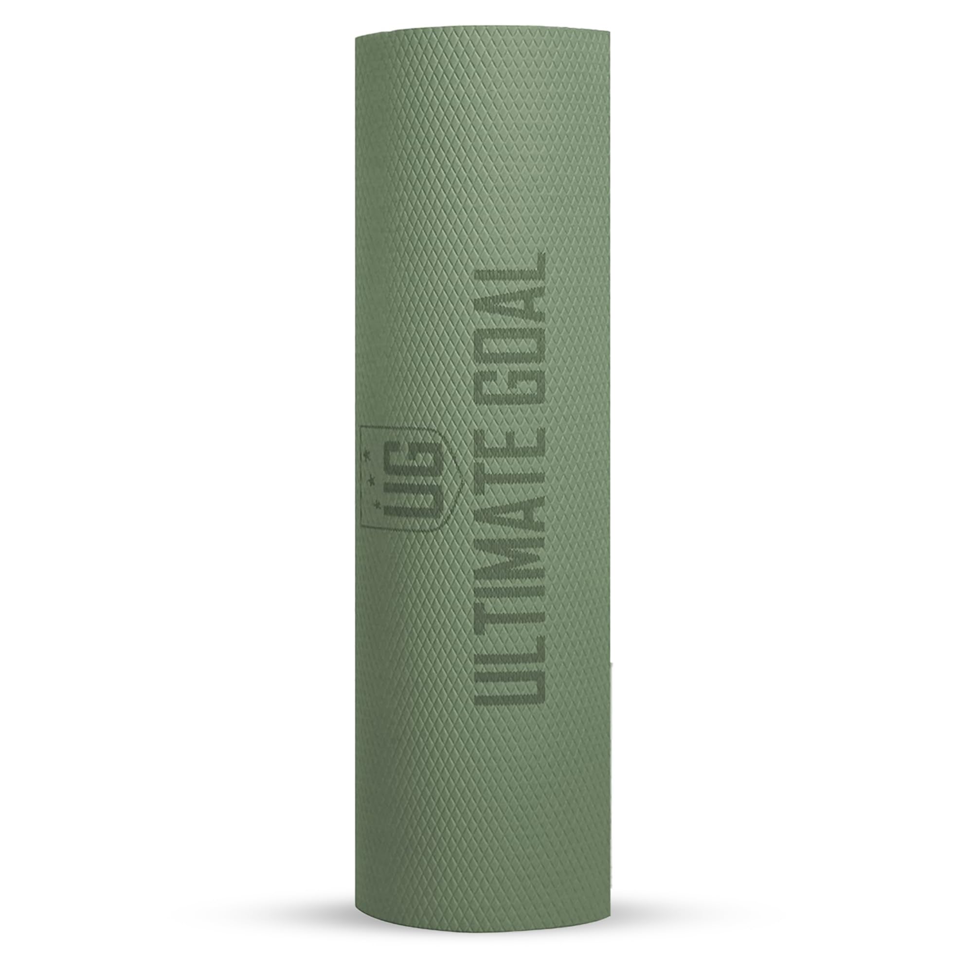 Ultimate Goal Sports Yoga Mat With Carry Bag Gym Workout, Exercise Mat For Home Workout, Lifelong Yoga Mat For Women & Men EVA Material (10mm, Green)-image-33