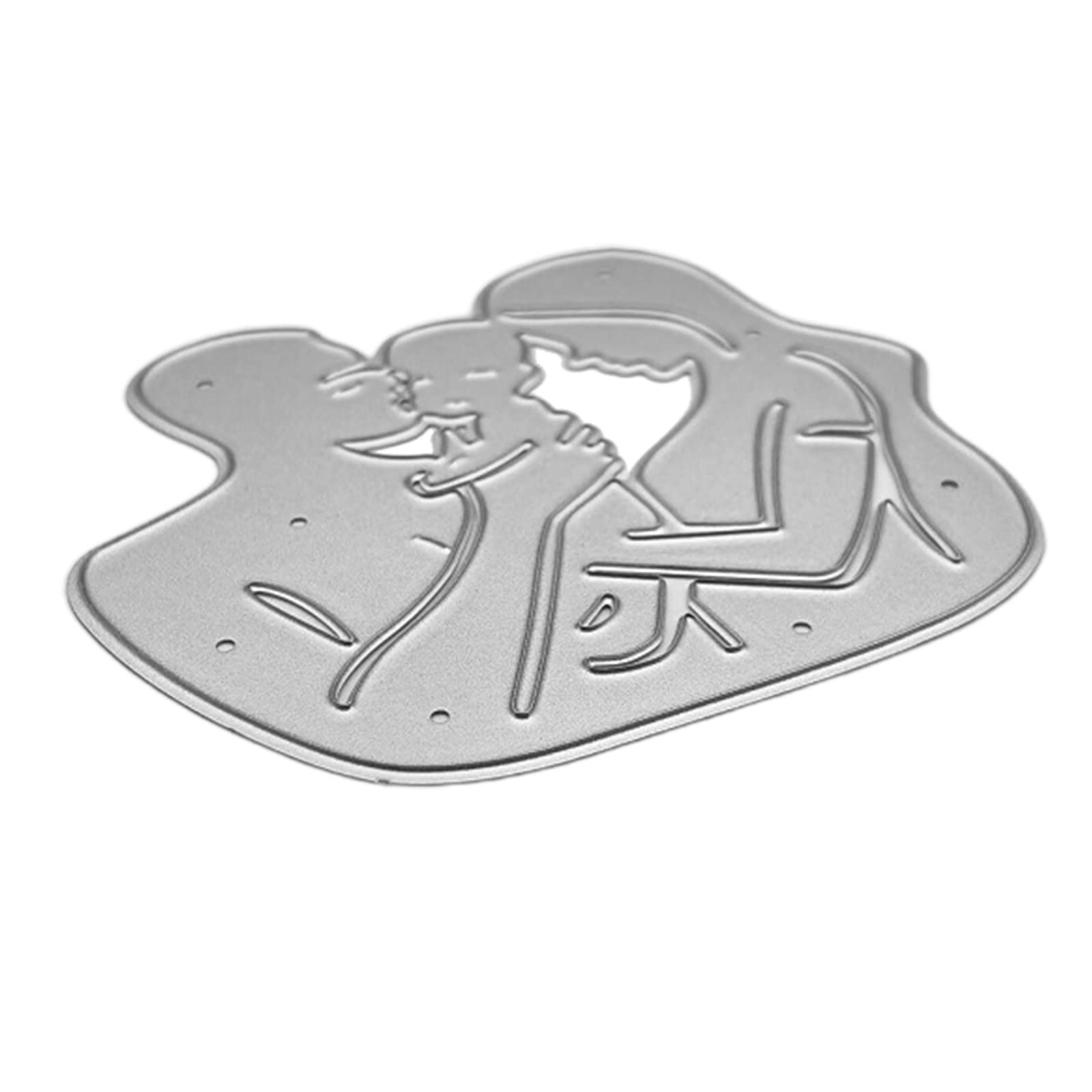 Set Di 7 Fustelle Metalliche Per Ritagli E Goffratura – Fai Da Te, Scrapbooking, Biglietti Auguri, Album - 3