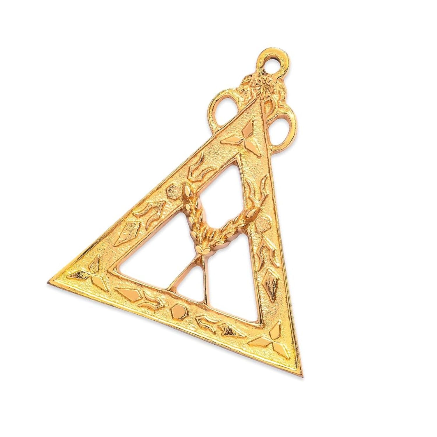 BRICKS MASONS Secretary Royal Arch Chapter Officer Collar Jewel - Gold Plated
