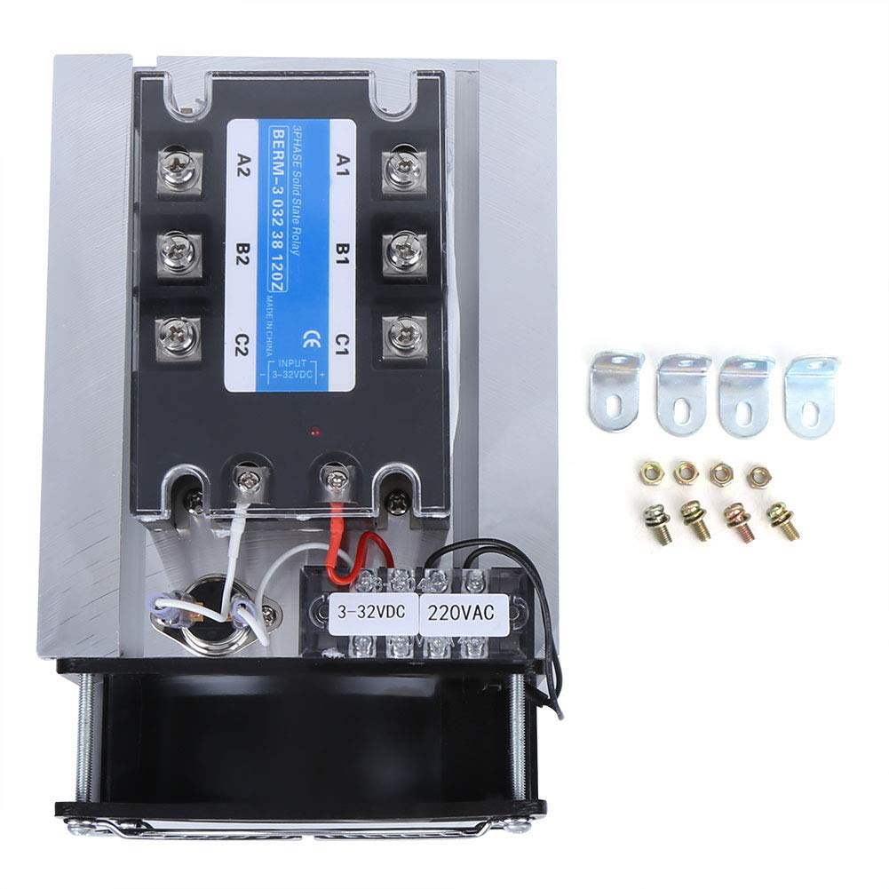 Buy ThreePhase Solid State Relay 220VAC SSR Solid State Relay with
