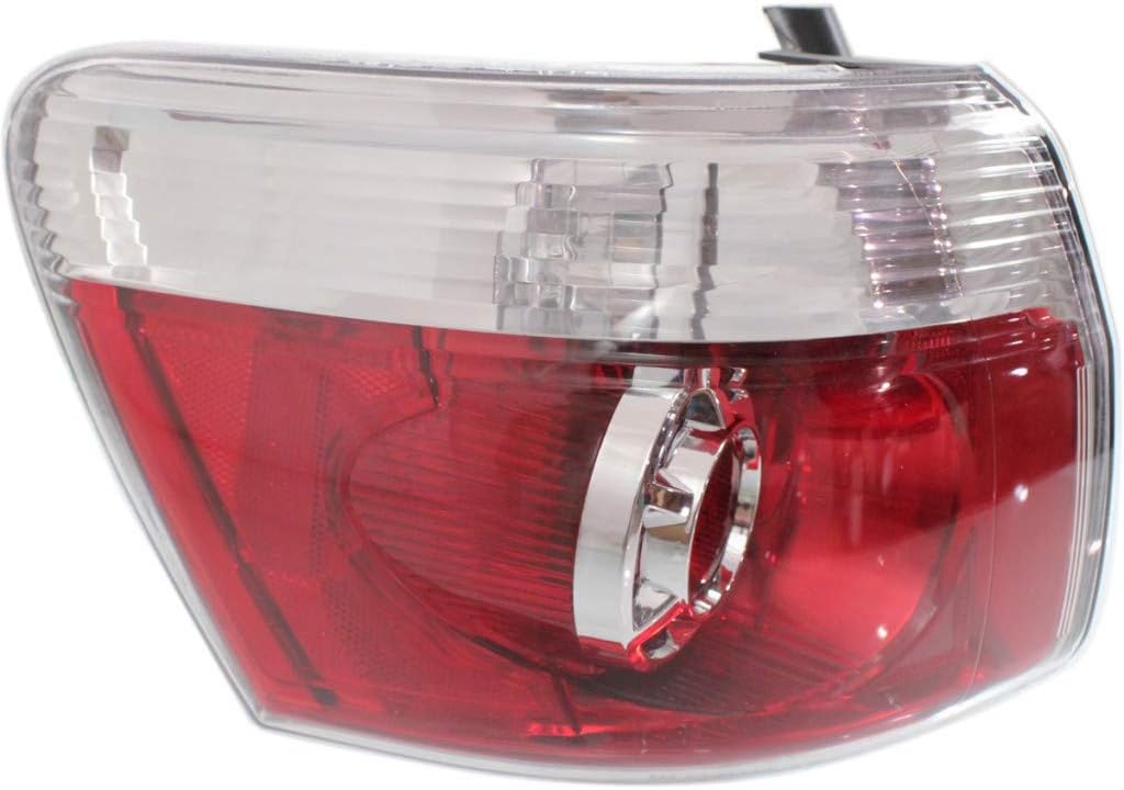 CarLights360 For GMC Acadia Tail Light 2007-2012 Driver Side | Bulbs Included | DOT Certified | GM2800216 | 20912757