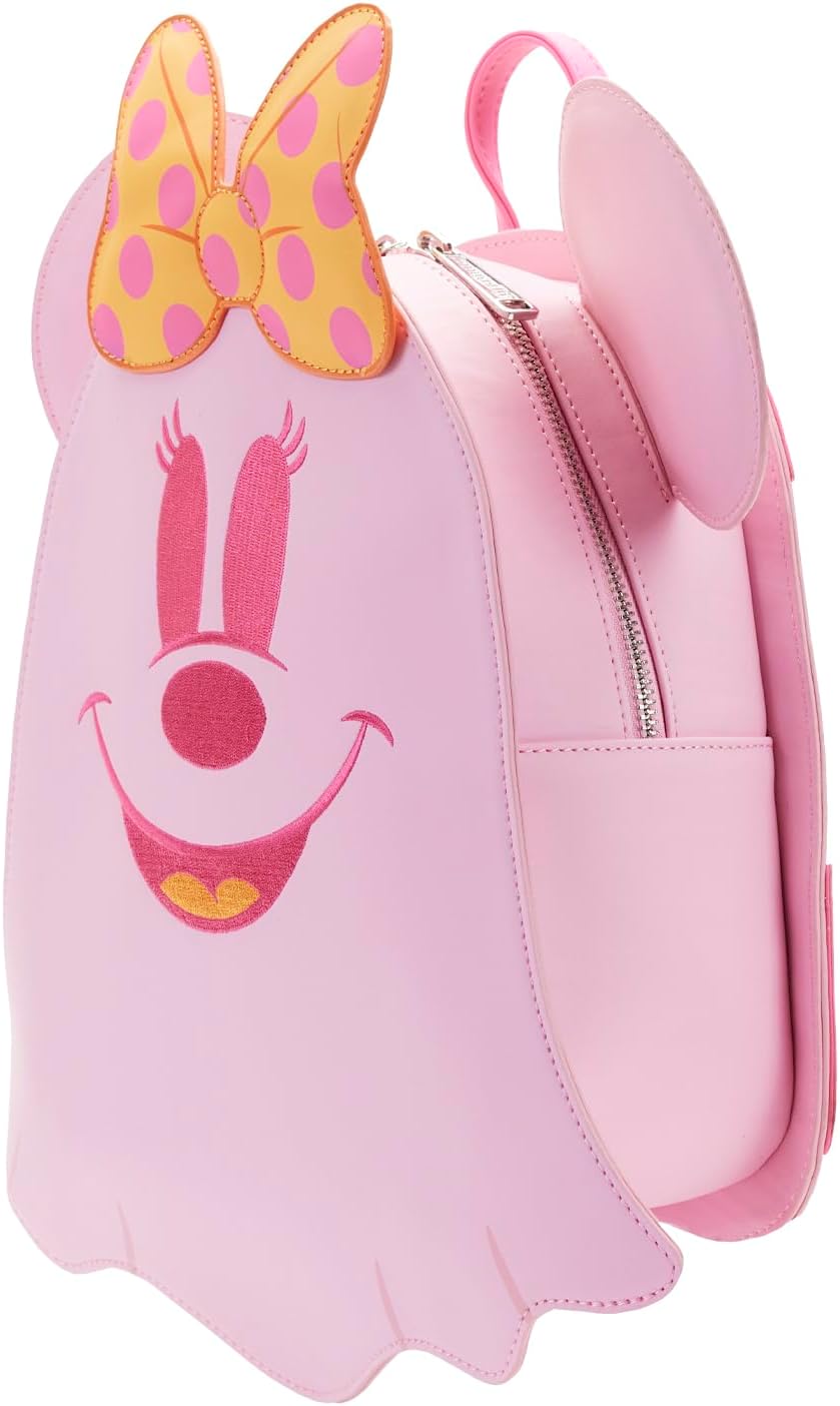Loungefly Disney Pastel Ghost Minnie Glow in The Dark MINI Backpack