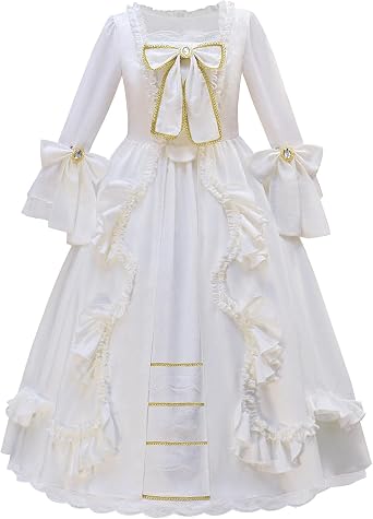 Marie Antoinette Costume Ball Gown 18th Century Victorian Rococo Baroque Dress Queen Marie Dresses for Women