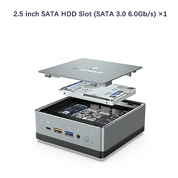 MINIS FORUM Mini PC AMD Ryzen 3 3300U | 16GB RAM + 512GB M.2